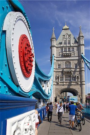 ponte della torre - Tower Bridge, London, England, United Kingdom, Europe Fotografie stock - Rights-Managed, Codice: 841-06448963
