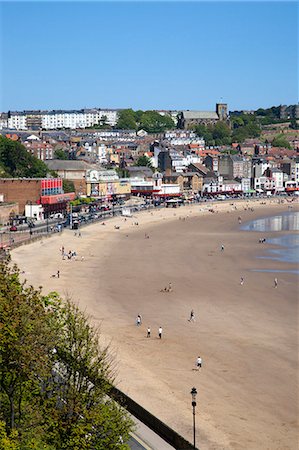 simsearch:841-06345058,k - South Sands from the Cliff Top, Scarborough, North Yorkshire, Yorkshire, England, United Kingdom, Europe Stock Photo - Rights-Managed, Code: 841-06449077