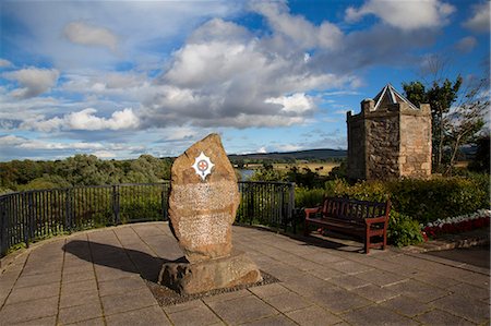 Coldstream Guards Monument in Henderson Park, Coldstream, Scottish Borders, Scotland, United Kingdom, Europe Fotografie stock - Rights-Managed, Codice: 841-06449157