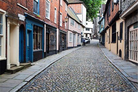 streets in uk - Elm Hill, Norwich, Norfolk, England, United Kingdom, Europe Stock Photo - Rights-Managed, Code: 841-06449193