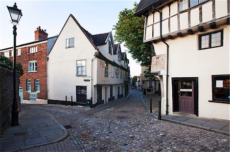 Elm Hill at dusk, Norwich, Norfolk, England, United Kingdom, Europe Stock Photo - Rights-Managed, Code: 841-06449220