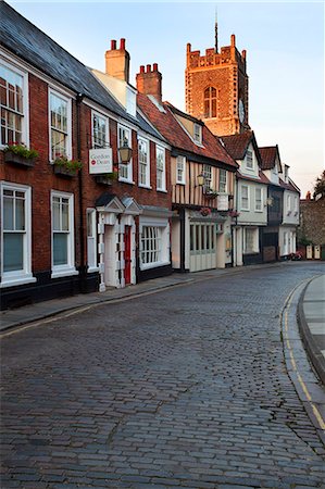 St. Georges Tombland and Princes Street at dusk, Norwich, Norfolk, England, United Kingdom, Europe Stock Photo - Rights-Managed, Code: 841-06449221