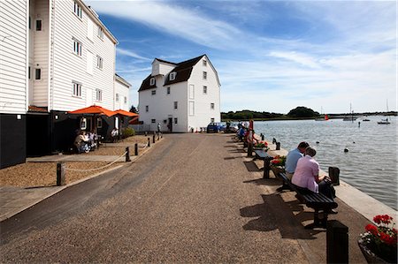 The Tide Mill Living Museum and Quayside at Woodbridge Riverside, Woodbridge, Suffolk, England, United Kingdom, Europe Stock Photo - Rights-Managed, Code: 841-06449260