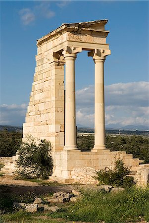 Temple of Apollo, Sanctuary of Apollo Ylatis, Limassol, Cyprus, Europe Foto de stock - Con derechos protegidos, Código: 841-06449284