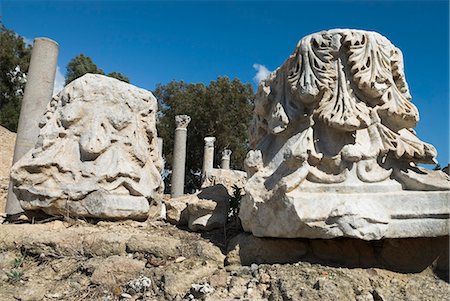 Detail of columns of Agia Kyriaki, Paphos, Cyprus, Europe Foto de stock - Con derechos protegidos, Código: 841-06449311