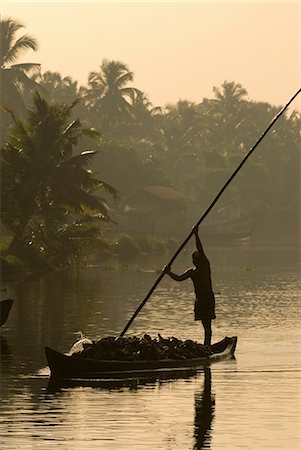 simsearch:841-06449413,k - Sunset on the Backwaters, near Alappuzha (Alleppey), Kerala, India, Asia Foto de stock - Con derechos protegidos, Código: 841-06449401