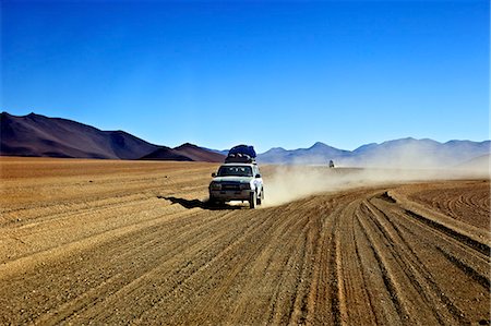 A 4x4 on the Southwest Circuit Tour, Bolivia, South America Stock Photo - Rights-Managed, Code: 841-06449763