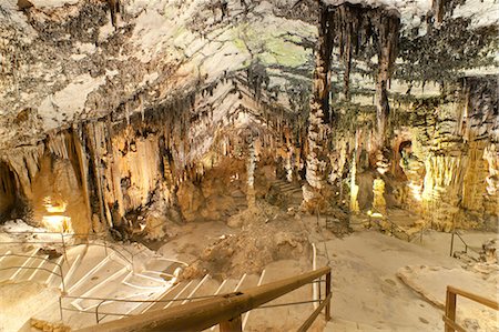 À l'intérieur des grottes d'Arta, Llevant, Majorque, îles Baléares, Espagne, Europe Photographie de stock - Rights-Managed, Code: 841-06449835