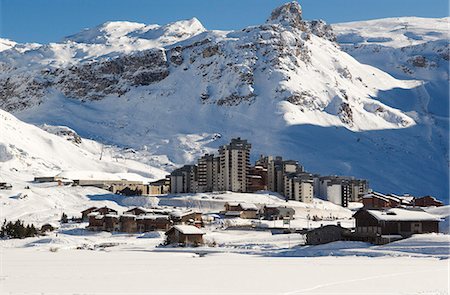 simsearch:700-00521526,k - Val Claret, highest village in Tignes, Savoie, Rhone-Alpes, French Alps, France, Europe Stock Photo - Rights-Managed, Code: 841-06449882