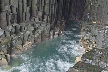 La grotte de Fingal, l'île de Staffa, Hébrides intérieures, Ecosse, Royaume-Uni, Europe Photographie de stock - Rights-Managed, Code: 841-06449958