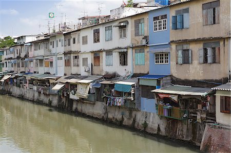 simsearch:841-06446998,k - Flats and apartments by the canal, Banglamphu, Bangkok, Thailand, Southeast Asia, Asia Foto de stock - Con derechos protegidos, Código: 841-06499252