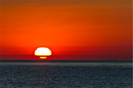 Sunrise, Gulf of California (Sea of Cortez), Baja California, Mexico, North America Foto de stock - Con derechos protegidos, Código: 841-06499648