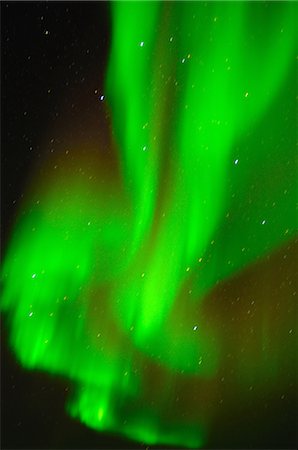 Northern Lights (Aurora borealis), Churchill, Hudson Bay, Manitoba, Canada, North America Foto de stock - Con derechos protegidos, Código: 841-06499805