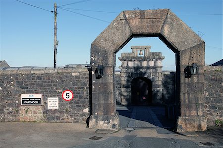 princetown - Main gate, Dartmoor Prison, Princetown, Dartmoor, Devon, England, United Kingdom, Europe Stock Photo - Rights-Managed, Code: 841-06499876