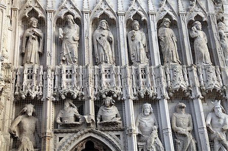 simsearch:841-03870603,k - Figures over the west door of Exeter Cathedral, Exeter, Devon, England, United Kingdom, Europe Foto de stock - Con derechos protegidos, Código: 841-06499879