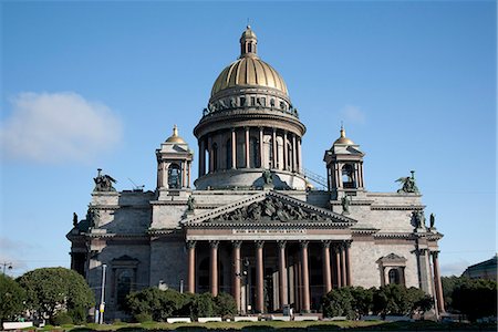 St. Isaacs Cathedral, St. Isaacs Square, St. Petersburg, Russia, Europe Stock Photo - Rights-Managed, Code: 841-06499916