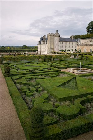 simsearch:841-06499937,k - Gardens, Chateau de Villandry, UNESCO World Heritage Site, Indre-et-Loire, Touraine, Loire Valley, France, Europe Stock Photo - Rights-Managed, Code: 841-06499940