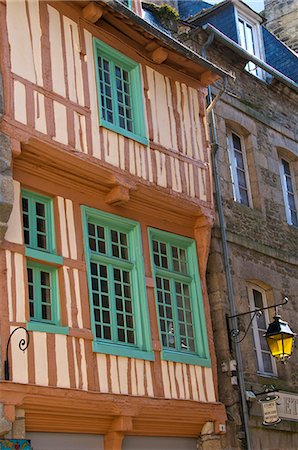 simsearch:841-06449559,k - Medieval house, old town, Dinan, Brittany, France, Europe Photographie de stock - Rights-Managed, Code: 841-06499990