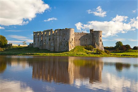 Carew Castle, Pembrokeshire, Wales, United Kingdom, Europe Photographie de stock - Rights-Managed, Code: 841-06500029