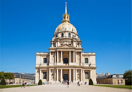 Eglise du Dome, Les Invalides, Paris, France, Europe Stock Photo - Rights-Managed, Code: 841-06500062