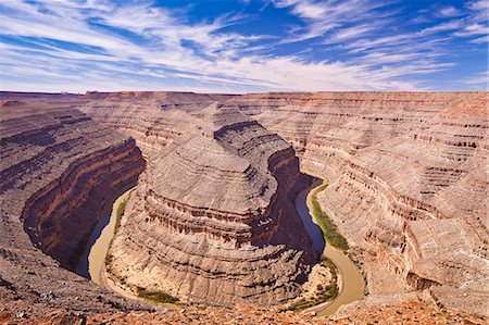 San Juan River, Goosenecks State Park, Utah, United States of America, North America Photographie de stock - Rights-Managed, Code: 841-06500086