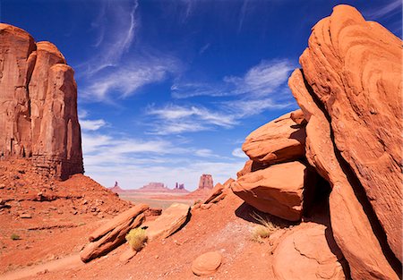 simsearch:841-07205474,k - View from North Window, Monument Valley Navajo Tribal Park, Arizona, United States of America, North America Stock Photo - Rights-Managed, Code: 841-06500089