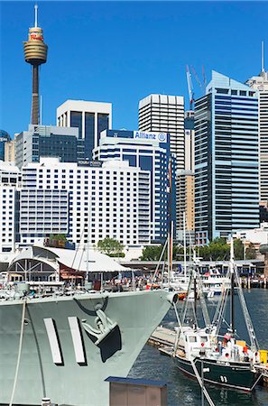 sydney - Darling Harbour, Sydney, New South Wales, Australia, Pacific Stockbilder - Lizenzpflichtiges, Bildnummer: 841-06500130