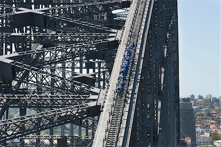 steel - People walking on Sydney Harbour Bridge, Sydney, New South Wales, Australia, Pacific Stock Photo - Rights-Managed, Code: 841-06500153