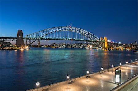 sydney landmark - Harbour Bridge, Sydney, New South Wales, Australia, Pacific Stock Photo - Rights-Managed, Code: 841-06500164