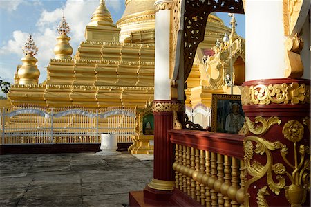 The Kuthodaw Pagoda, Mandalay city, Mandalay Division, Republic of the Union of Myanmar (Burma), Asia Photographie de stock - Rights-Managed, Code: 841-06500245