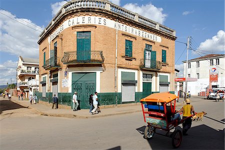 Rickshaw, Antsirabe, Vakinankaratra region, Madagascar, Africa Photographie de stock - Rights-Managed, Code: 841-06500273