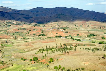Landscape of the Highlands, Fianaranstoa region, Madagascar, Africa Stock Photo - Rights-Managed, Code: 841-06500293