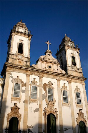 pelourinho - Igreja da Ordem Terceira do Carmo church in Pelourinho, UNESCO World Heritage Site, Salvador (Salvador de Bahia), Bahia, Brazil, South America Fotografie stock - Rights-Managed, Codice: 841-06500414