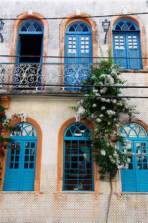 pelourinho - Colonial buildings in Carmo District right next to Pelourinho, Salvador (Salvador de Bahia), Bahia, Brazil, South America Fotografie stock - Rights-Managed, Codice: 841-06500411