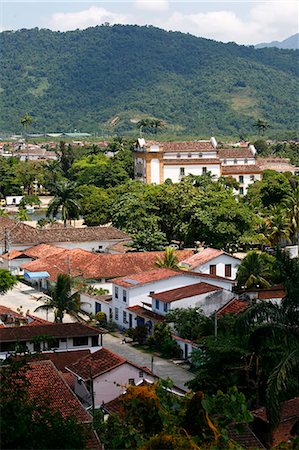simsearch:841-06500488,k - View over Parati seen from the fort, Rio de Janeiro State, Brazil, South America Stockbilder - Lizenzpflichtiges, Bildnummer: 841-06500445