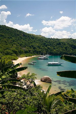 south america nature - Vermelha Beach near Parati, Rio de Janeiro State, Brazil, South America Stock Photo - Rights-Managed, Code: 841-06500443