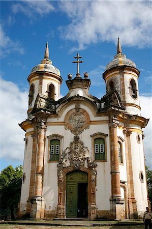 rococo - Sao Francisco de Assis church, Ouro Preto, UNESCO World Heritage Site, Minas Gerais, Brazil, South America Stock Photo - Rights-Managed, Code: 841-06500512