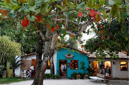 simsearch:841-07457651,k - Colorful houses at Quadrado, the main square in Trancoso, Bahia, Brazil, South America Photographie de stock - Rights-Managed, Code: 841-06500559