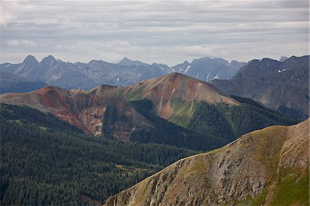 san-juan-gebirge - San Juan Mountains from Black Bear Pass Road, San Juan National Forest, Colorado, United States of America, North America Stockbilder - Lizenzpflichtiges, Bildnummer: 841-06500692