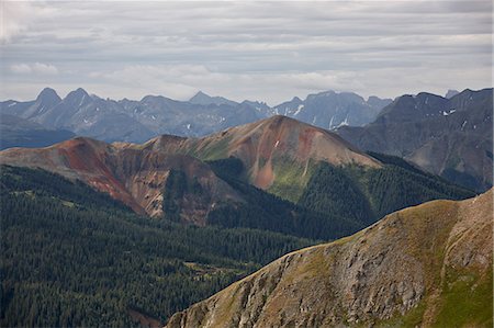 simsearch:841-06500716,k - San Juan Mountains from Black Bear Pass Road, San Juan National Forest, Colorado, United States of America, North America Foto de stock - Con derechos protegidos, Código: 841-06500692