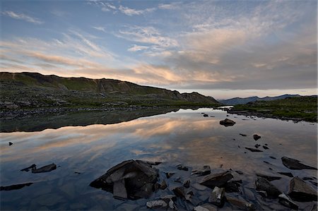 simsearch:841-06500714,k - Alpine tarn at dawn, San Juan National Forest, Colorado, United States of America, North America Stock Photo - Rights-Managed, Code: 841-06500722