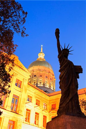 Georgia State Capitol, Atlanta, Georgia, United States of America, North America Stock Photo - Rights-Managed, Code: 841-06500866