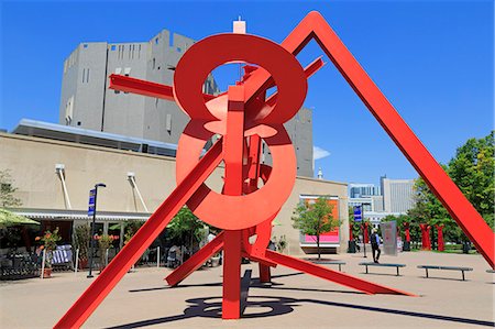 denver - Lao Tzu sculpture by Mark di Suvero, Acoma Plaza, Denver, Colorado, United States of America, North America Photographie de stock - Rights-Managed, Code: 841-06500913