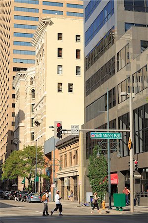 Stout Street, Denver, Colorado, United States of America, North America Photographie de stock - Rights-Managed, Code: 841-06500928