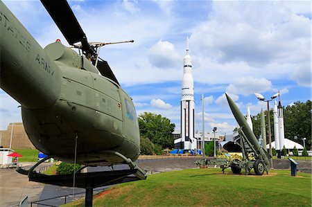 rocket - United States Space and Rocket Center, Huntsville, Alabama, United States of America, North America Foto de stock - Con derechos protegidos, Código: 841-06500947