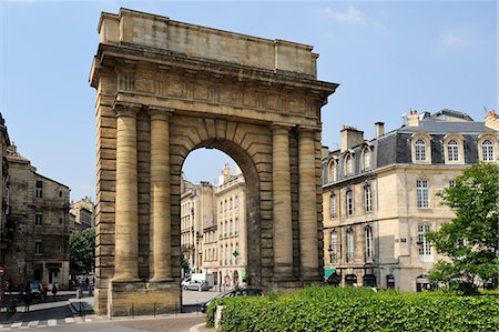 simsearch:841-06501065,k - Porte de Bourgogne, Bordeaux, UNESCO World Heritage Site, Gironde, Aquitaine, France, Europe Foto de stock - Con derechos protegidos, Código: 841-06501056