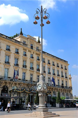 Regent Hotel Facade, Grand Hotel de Bordeaux, Place de la Comedie, Bordeaux, UNESCO World Heritage Site, Gironde, Aquitaine, France, Europe Foto de stock - Con derechos protegidos, Código: 841-06501069