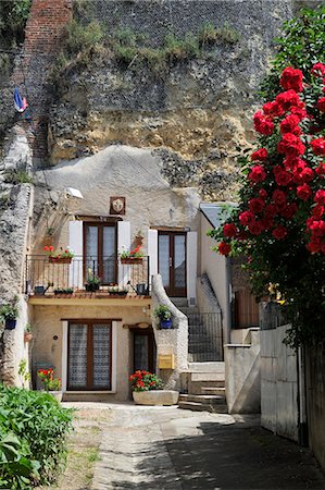 français (relatif à la france) - Troglodyte house, Amboise, UNESCO World Heritage Site, Indre-et-Loire, Centre, France, Europe Photographie de stock - Rights-Managed, Code: 841-06501086
