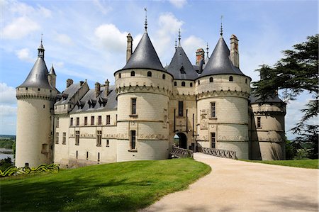 Chateau de Chaumont, Chaumont Sur Loire, Loir-et-Cher, Loire Valley, Centre, France, Europe Fotografie stock - Rights-Managed, Codice: 841-06501094