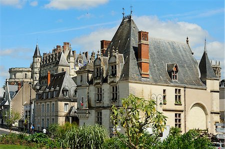 Chateau d'Amboise and town buildings, Amboise, UNESCO World Heritage Site, Indre-et-Loire, Loire Valley, Centre, France, Europe Photographie de stock - Rights-Managed, Code: 841-06501090